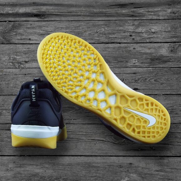 Nike SB Zoom Nyjah 3 Shoes - Black/Gum (BRAND NEW) - Picture 3 of 3